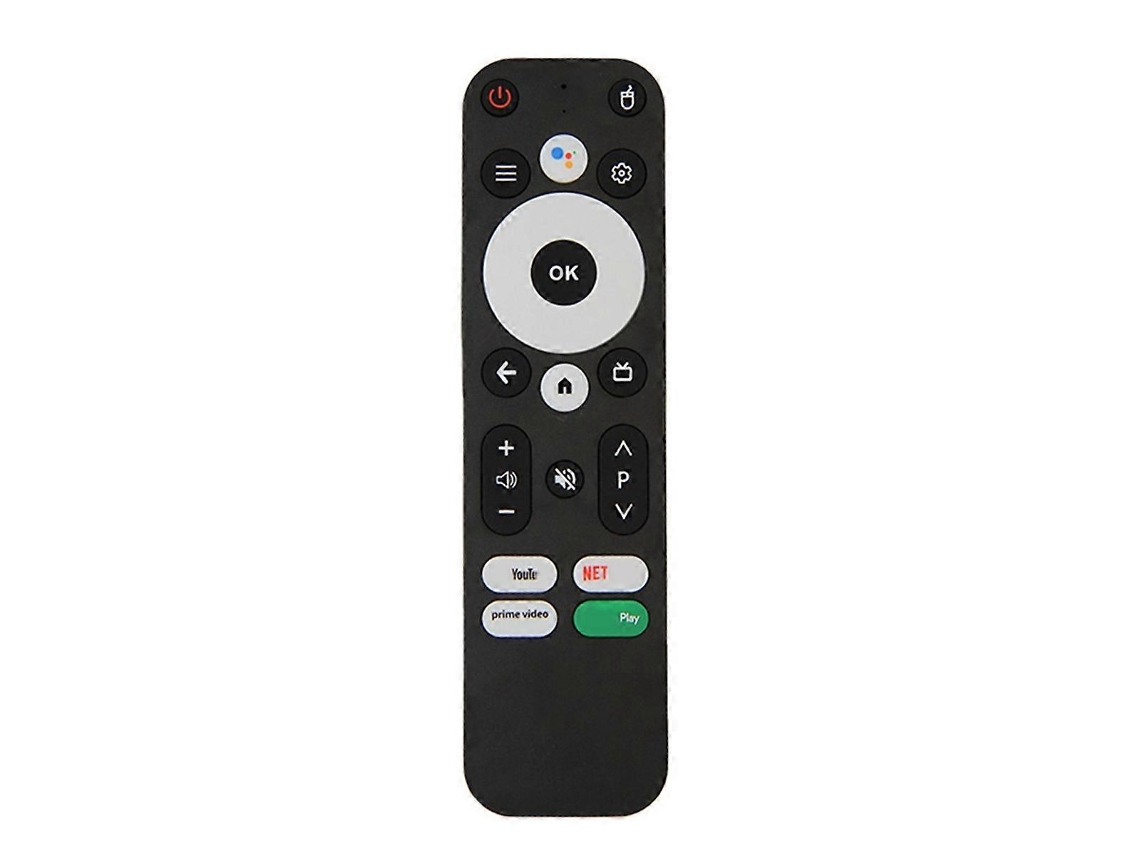 Controle remoto por voz para Mecool Km2 Km2 Plus Onn Android 4k Uhd TV Box Preto