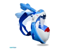 Máscara De Mergulho Facial Completa Swimtech Infantil