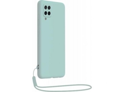 Capa para Samsung Galaxy A12 BIGBEN CONNECTED Silicone Azul .
