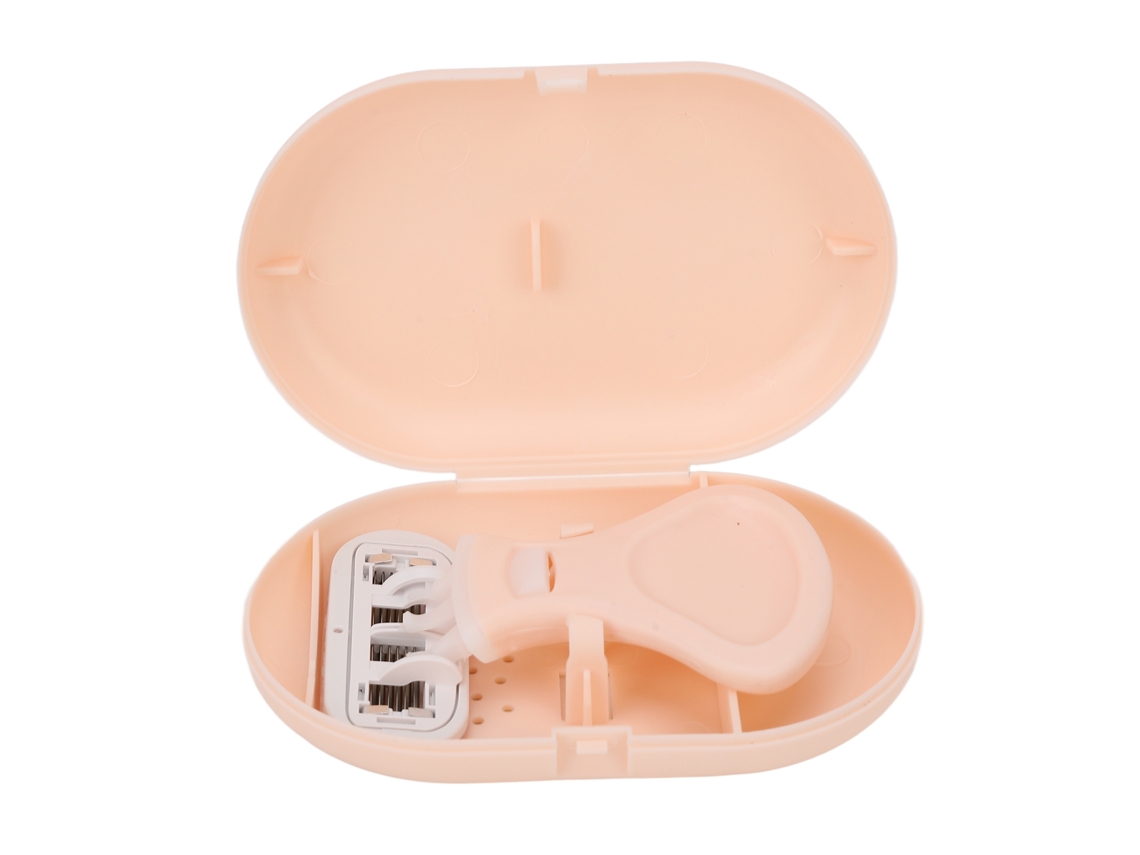 Rasuradora Manual 6 Lâminas Para Mulheres Cabelo De Axilas Pernas Rosa