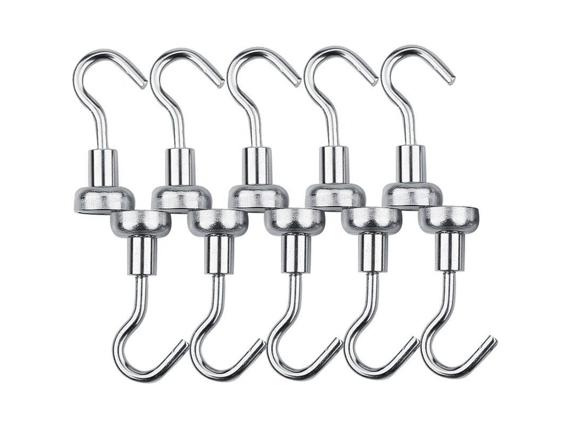 Ganchos Magnéticos Nova Line, 10 unidades, resistentes, forte magnetismo | S/MARCA