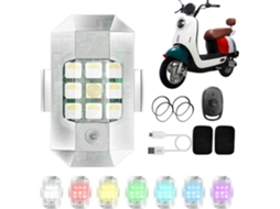 Mini Luzes Led Piscantes Com 7 Cores