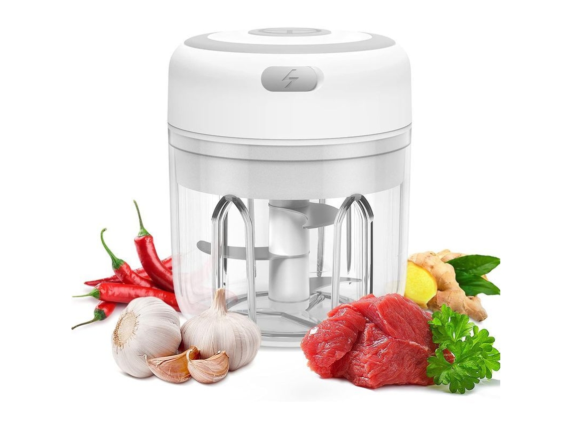 Rebe-cortador Eléctrico Inalámbrico Mini De Ajo 250ml, Triturador De Verduras/carne Usb Para Cocina