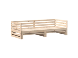 Cama de Dia com Cama Auxiliar 80x200 Cm MAISON EXCLUSIVE (sem Colchão)