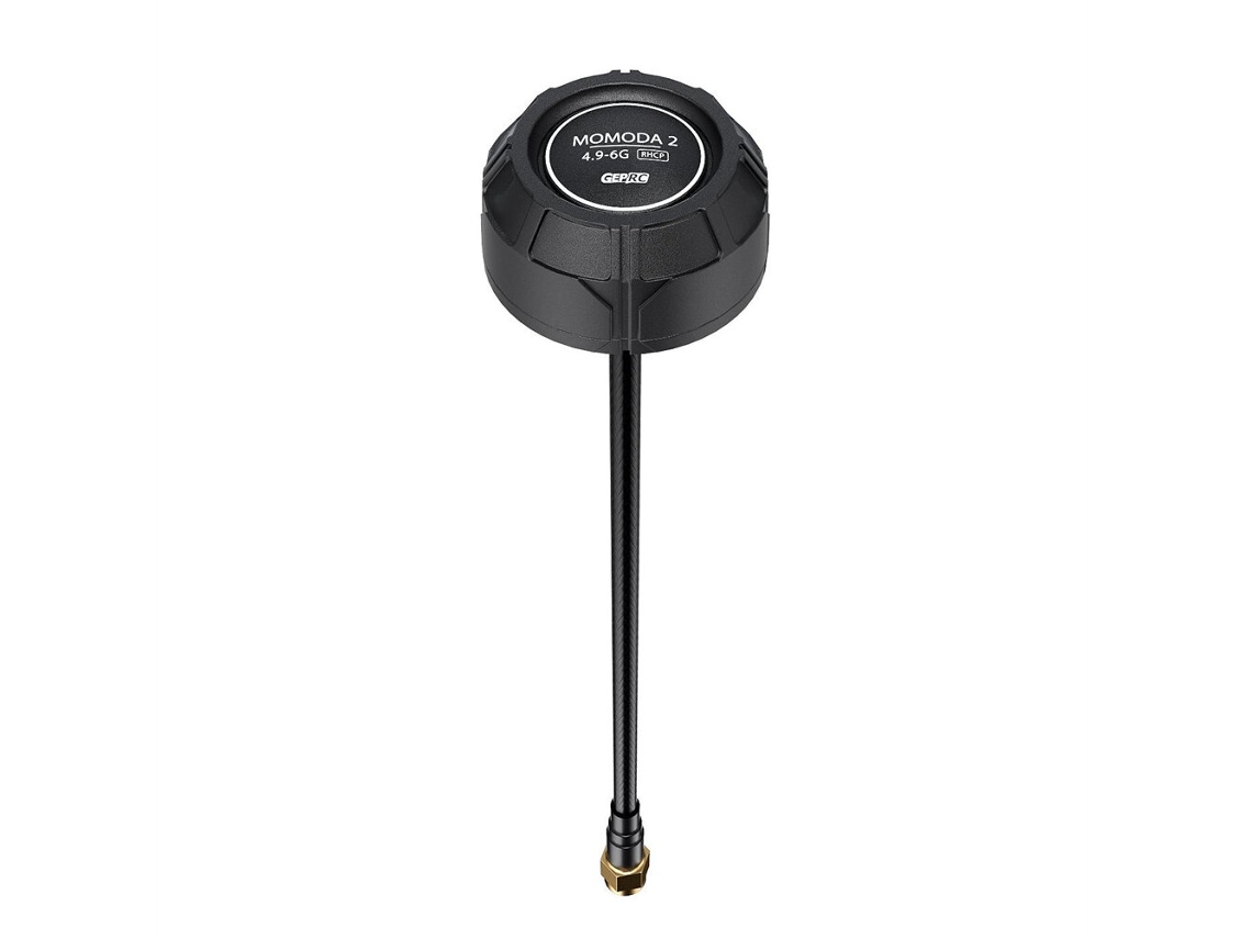 2 Unidades de Antena Momoda2 4.9g~6g de Alto Ganho Lhcp Rhcp Omnidirecional Sma Fpv de 90 Mm com Sistema Analógico Hd para Drones Fpv. MDUG