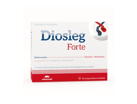 Suplemento Alimentar VELVET MED Diosleg Forte Comprimidos Revestidos (Com Diosmina E Hesperidina)