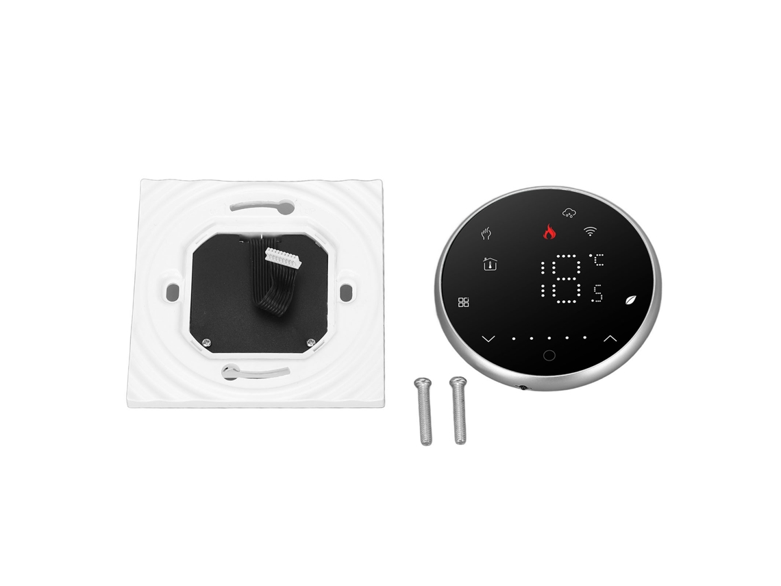 Termostato Inteligente Wifi Com Display Led Digital Para Casa 95-240v Branco