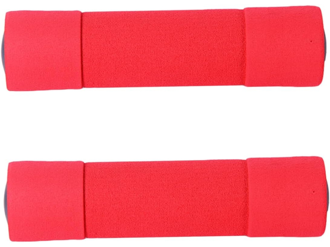 Conjunto De 2 Halteres De Espuma, 0g, Para Mulheres, Vermelho