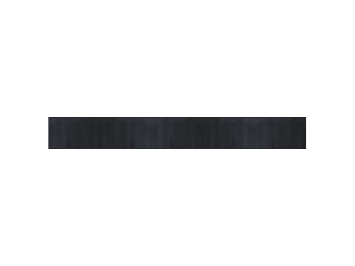 Rug, Rugs Vidaxl Preto Bambu (60 X 500 Cm)