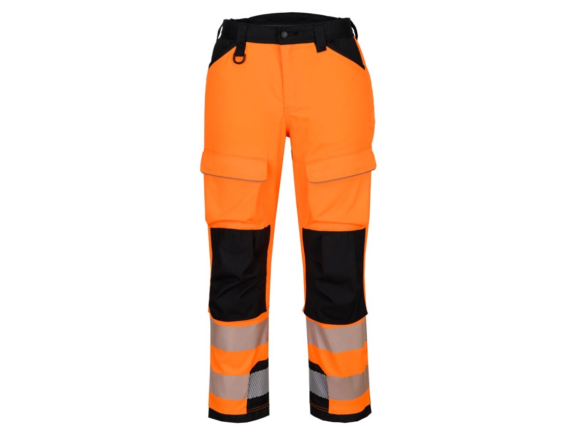 Calças Com Arnês De Alta Visibilidade Pw3 | Trabalho Em Altura Naranja/negro / 46
