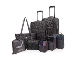Conjunto de Malas Semi-Rígidas Eva ITACA Solite Cinza 39 5X67X23 Cm 54 5L