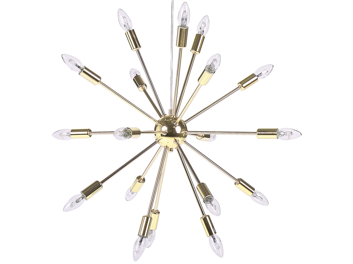Candeeiro de teto dourado MAGUSE
