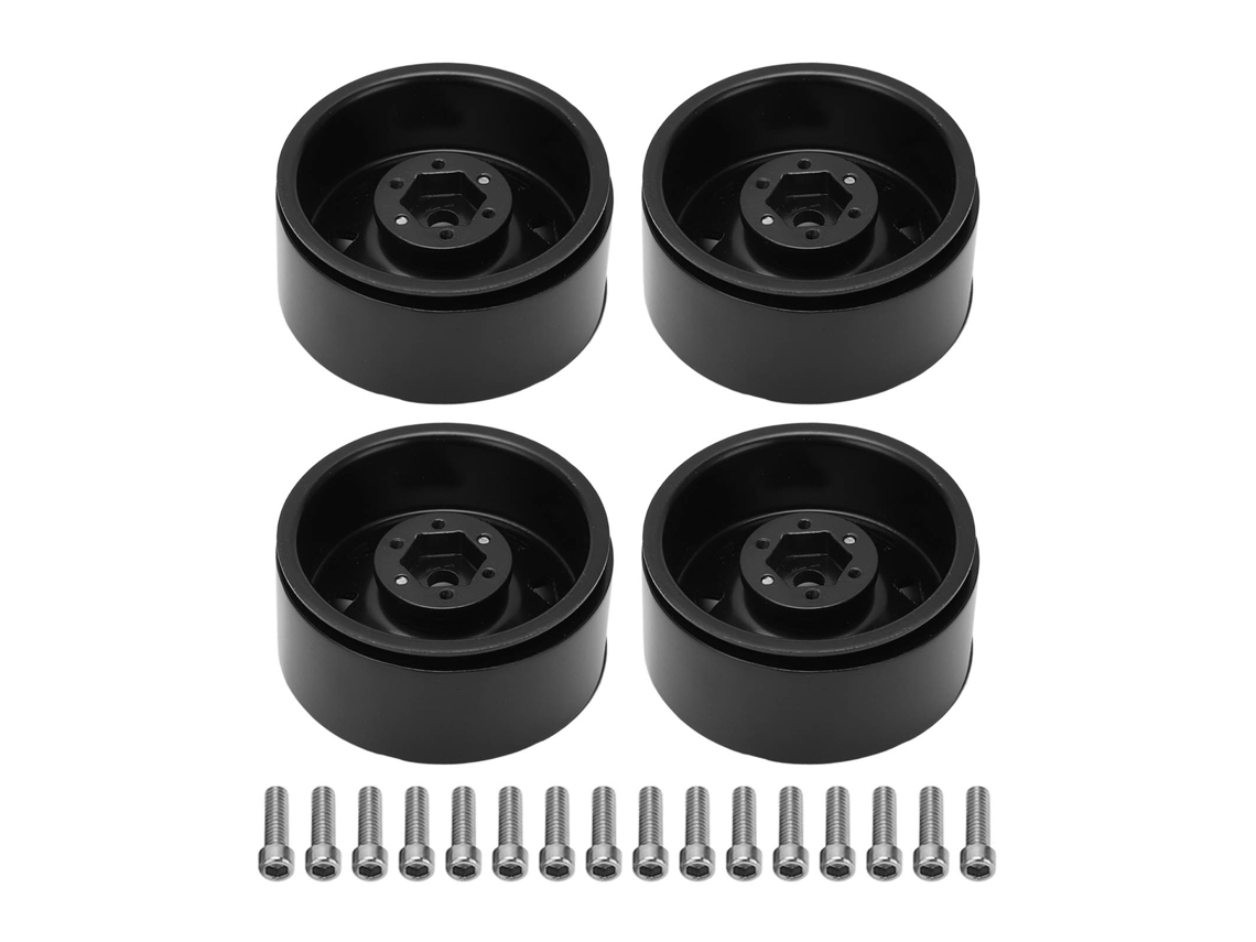 Laxiscreed Cubos De Roda Rc 1,9 Polegadas Resistentes Ao Desgaste Para Modelos Rc