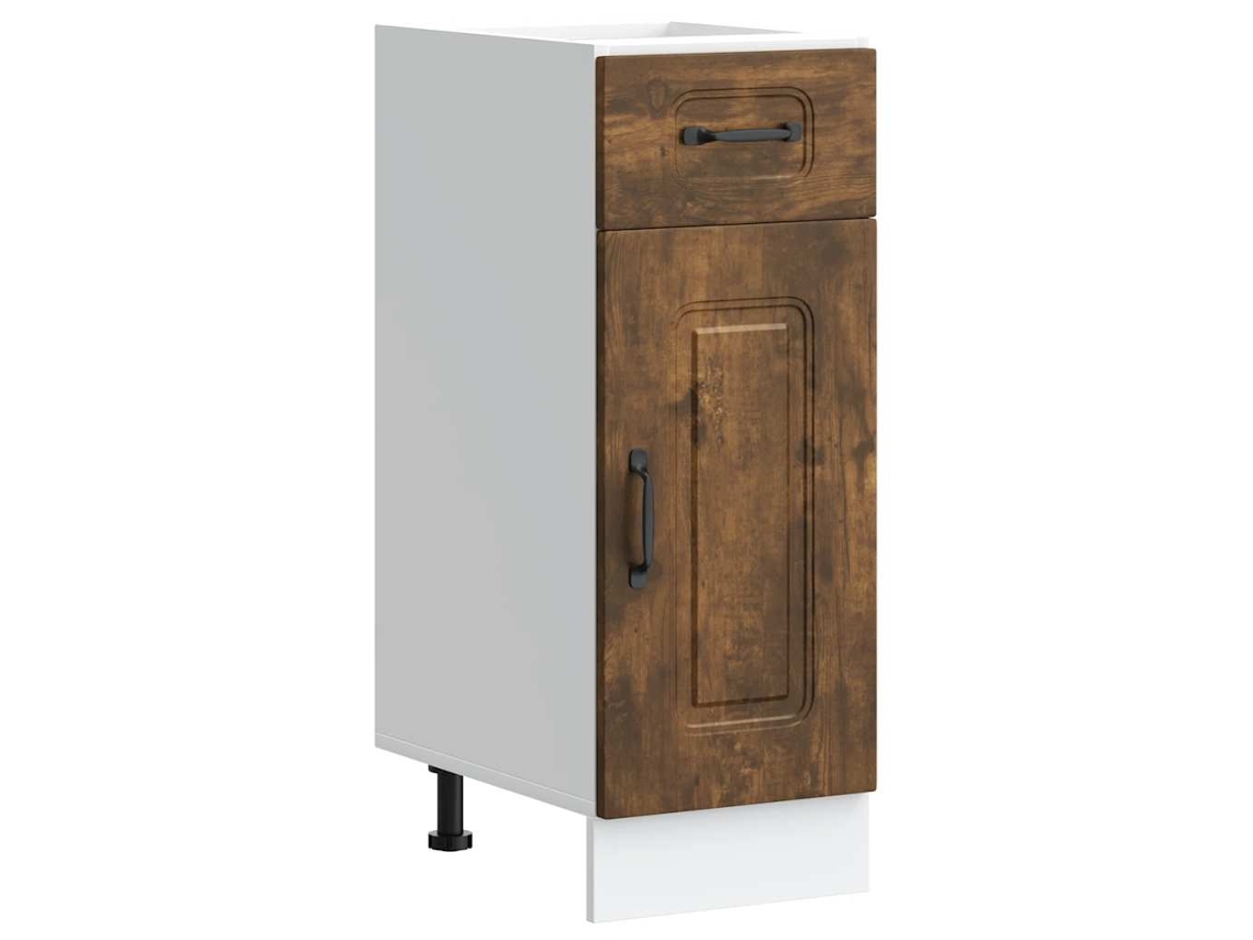 Kitchen Base Cabinet, Kitchen Base Cabinets Vidaxl Marrom Madeira Processada (n/a)