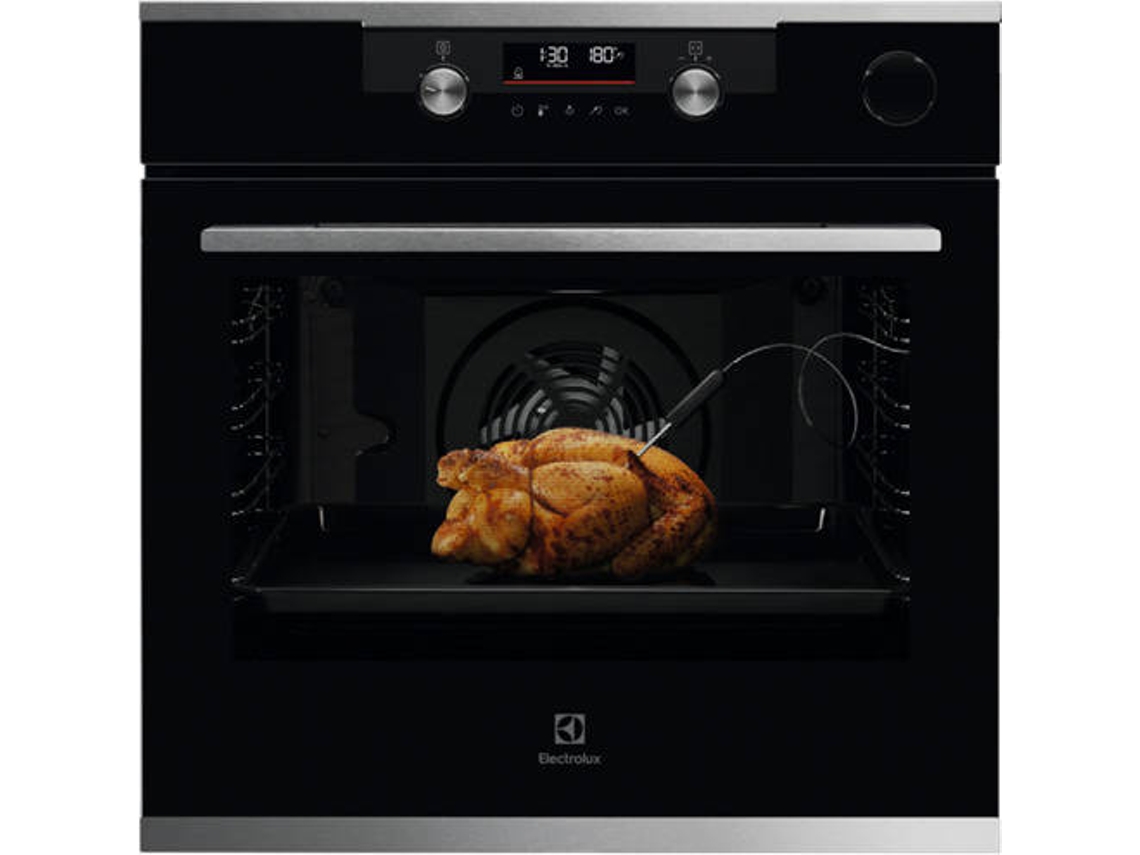 Forno a Vapor ELECTROLUX KOCDP77X SteamCrisp (72 L - AquaClean e Pirólitico - Inox) 