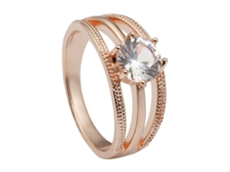 Anel Diamante Micro Conjunto Contratado Acessório Elegante