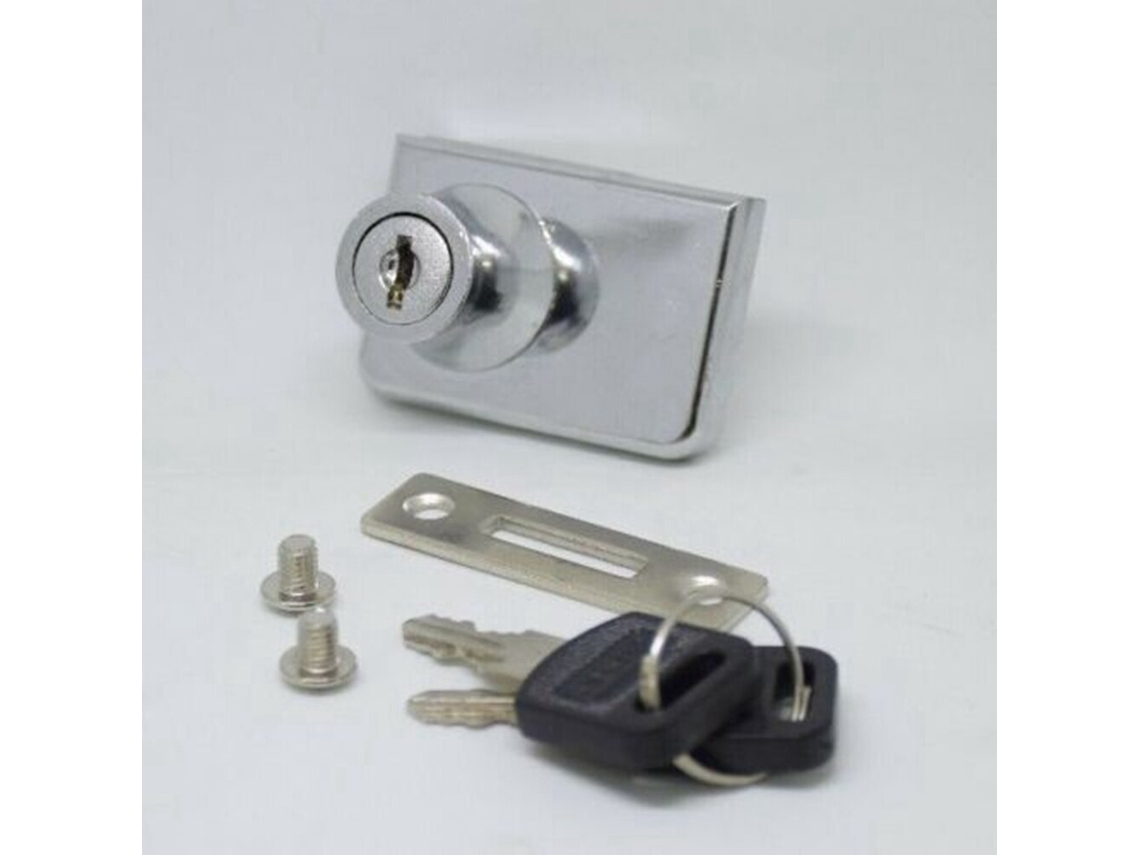 Conjunto De 1 A 10 Peças Fechaduras Para Portas Vidro, Armários E Vitrines.