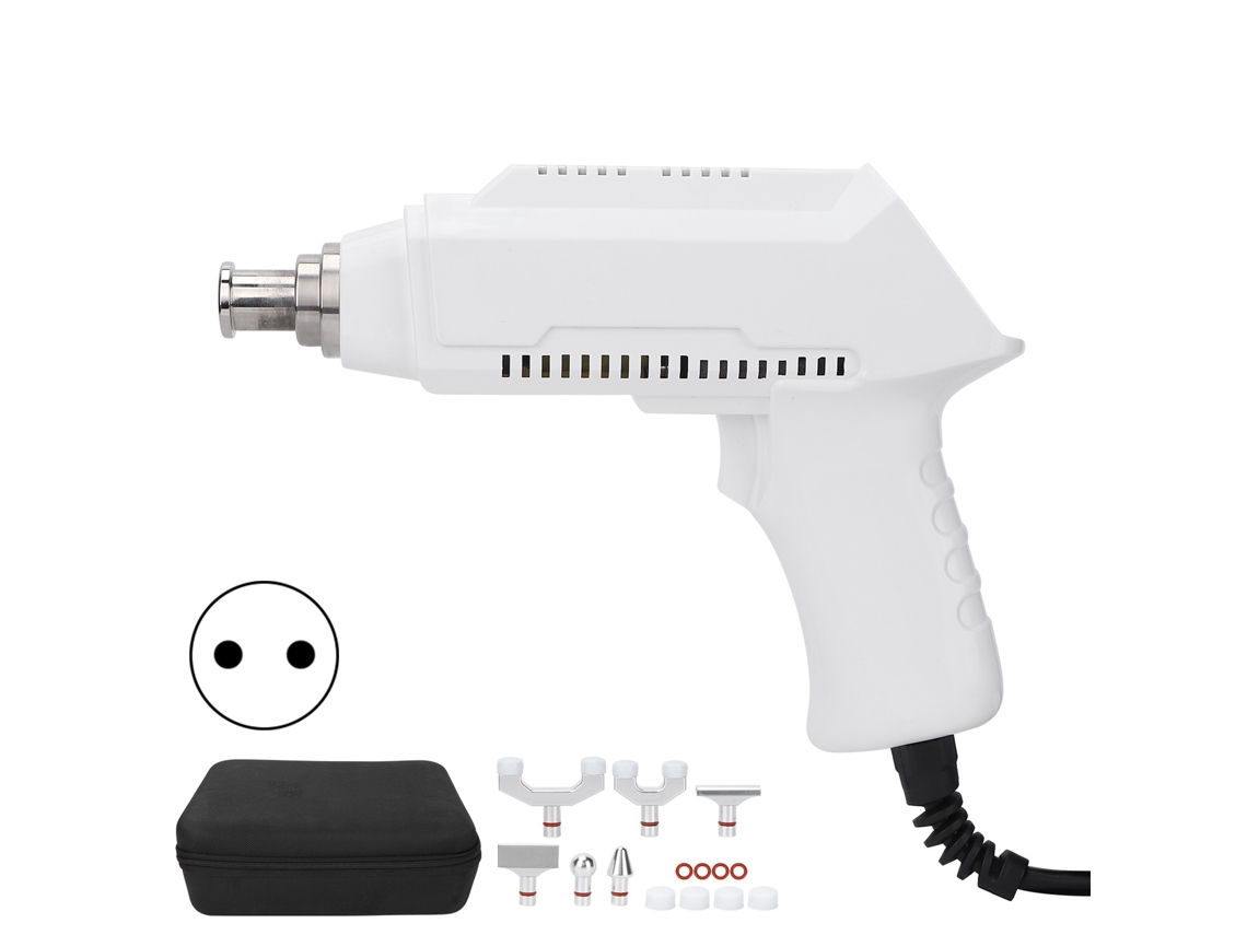 KOFIHETY Massageador Elétrico De Coluna Corretor Ajustável Gun Quiropraxia Elétrica Branco