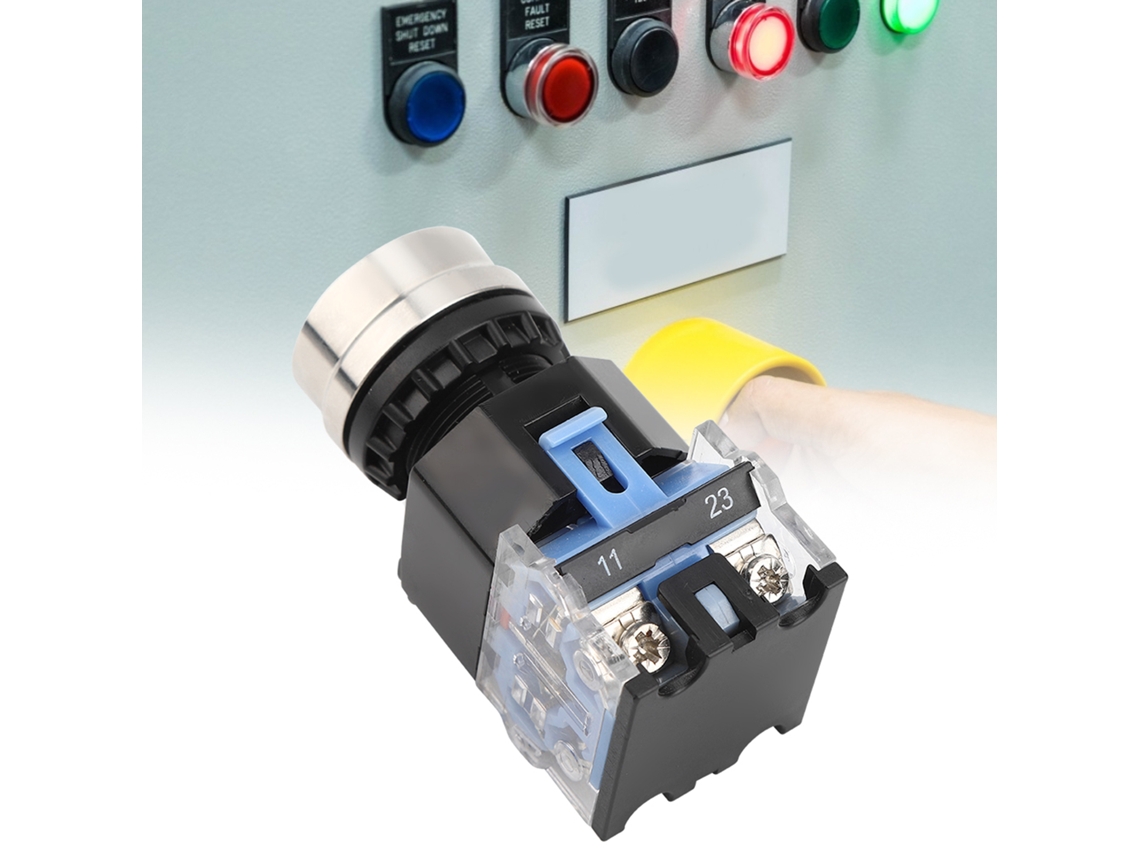 Interruptor de Controle de Iluminação com Trava Automática 22mm 220v Ac