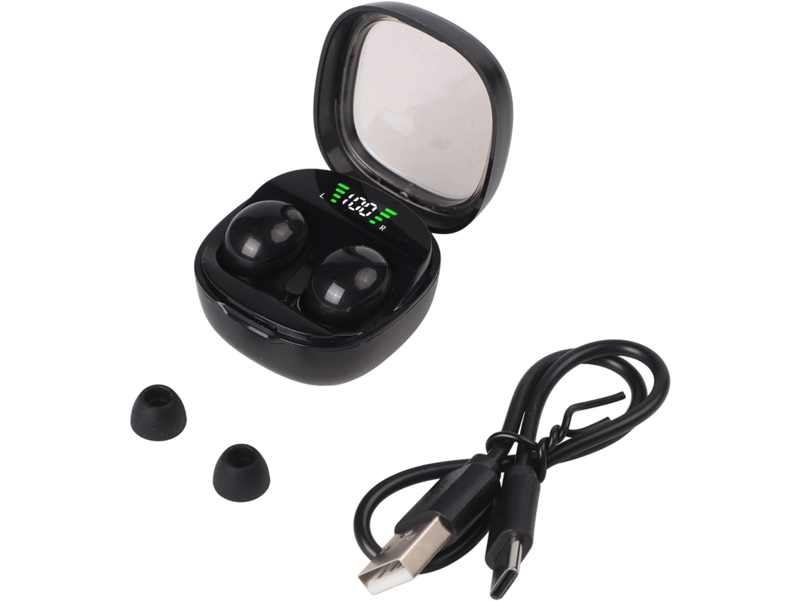 Mini Écouteurs Invisíveis Para Dormitórios No Cóté, Casque Sans Fil 5. 4 Com Estojo De Carga, Leve E