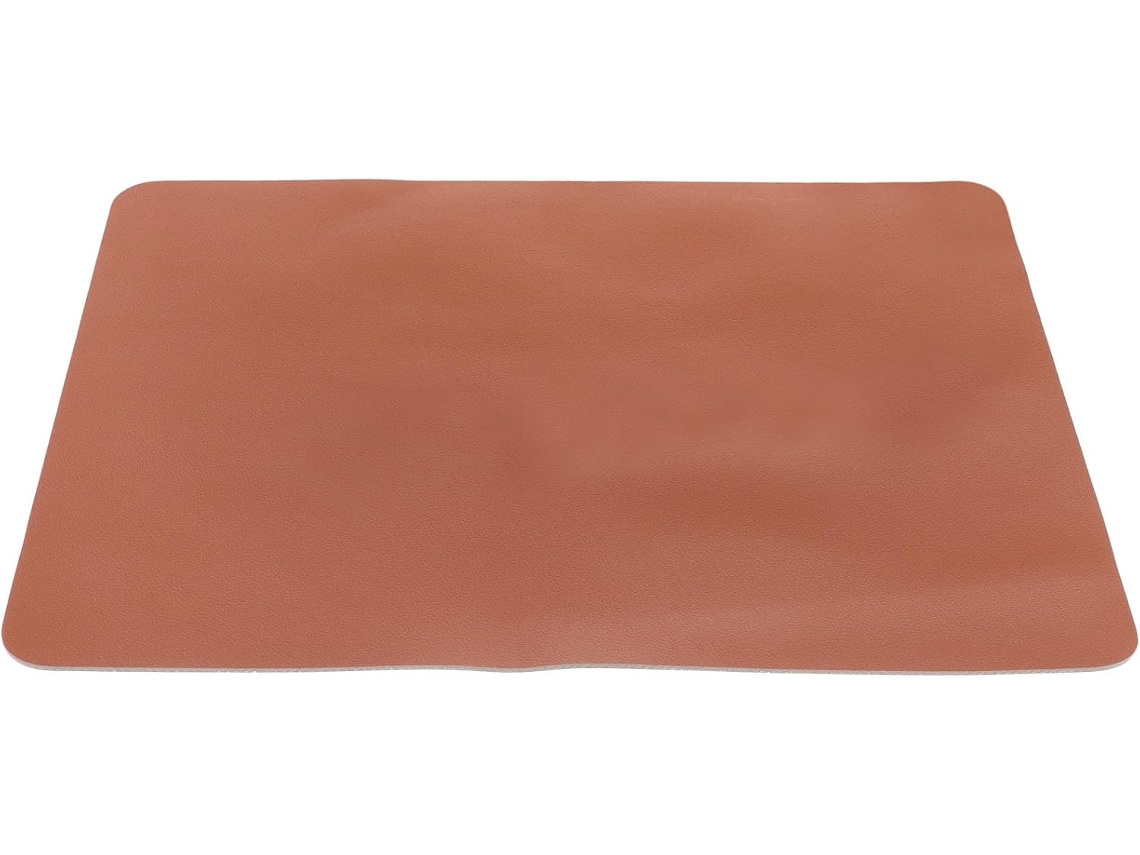 Mousepad De Escritório Confortável Em Couro Com Design Preciso E Minimalista.