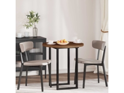 Vidaxl Tampo De Mesa Ø 80 X 2,5 Cm Redondo Madeira De Carvalho Sólido
