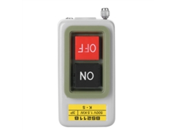 Chave Push Button Auto-bloqueio 3p On/off Bs211b Ac 220v/380v Para Circuito Elétrico