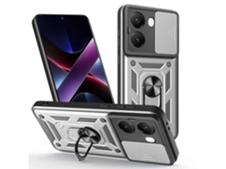 Capa De Celular Híbrida Tpu Com Design De Capa Para Câmera Deslizante