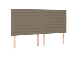 Headboard, Headboards Vidaxl Cinzento-acastanhado Tecido (200 Cm)