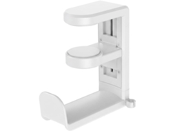 De Ouvido Em Resina Antiderrapante, Gancho Para (branco) Suporte Fone Com Rotação 360°, Pacote