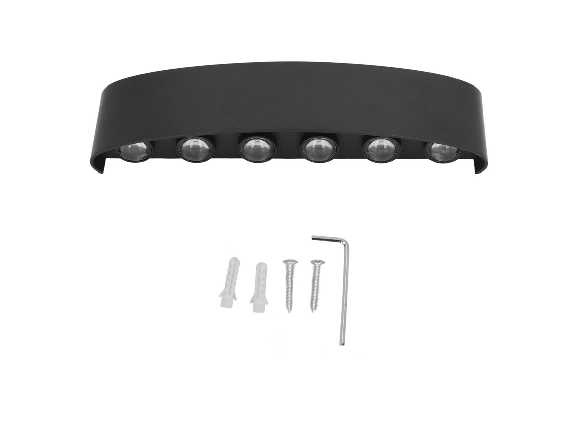 Luminária de Parede Led de 12w com 12 Leds, Luz Branca Quente para Decoração de Interiores, 90 265v CHABERLU