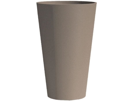 Vaso alto - GARDEN ID - Green Care Sense Tall Taupe - 55 cm - 10 anos de garantia - 100 reciclado - Resistência aos raios UV e ao gelo