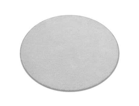 Tapete Redondo Cashmere Prata 152 Avião (circulo 133 cm)