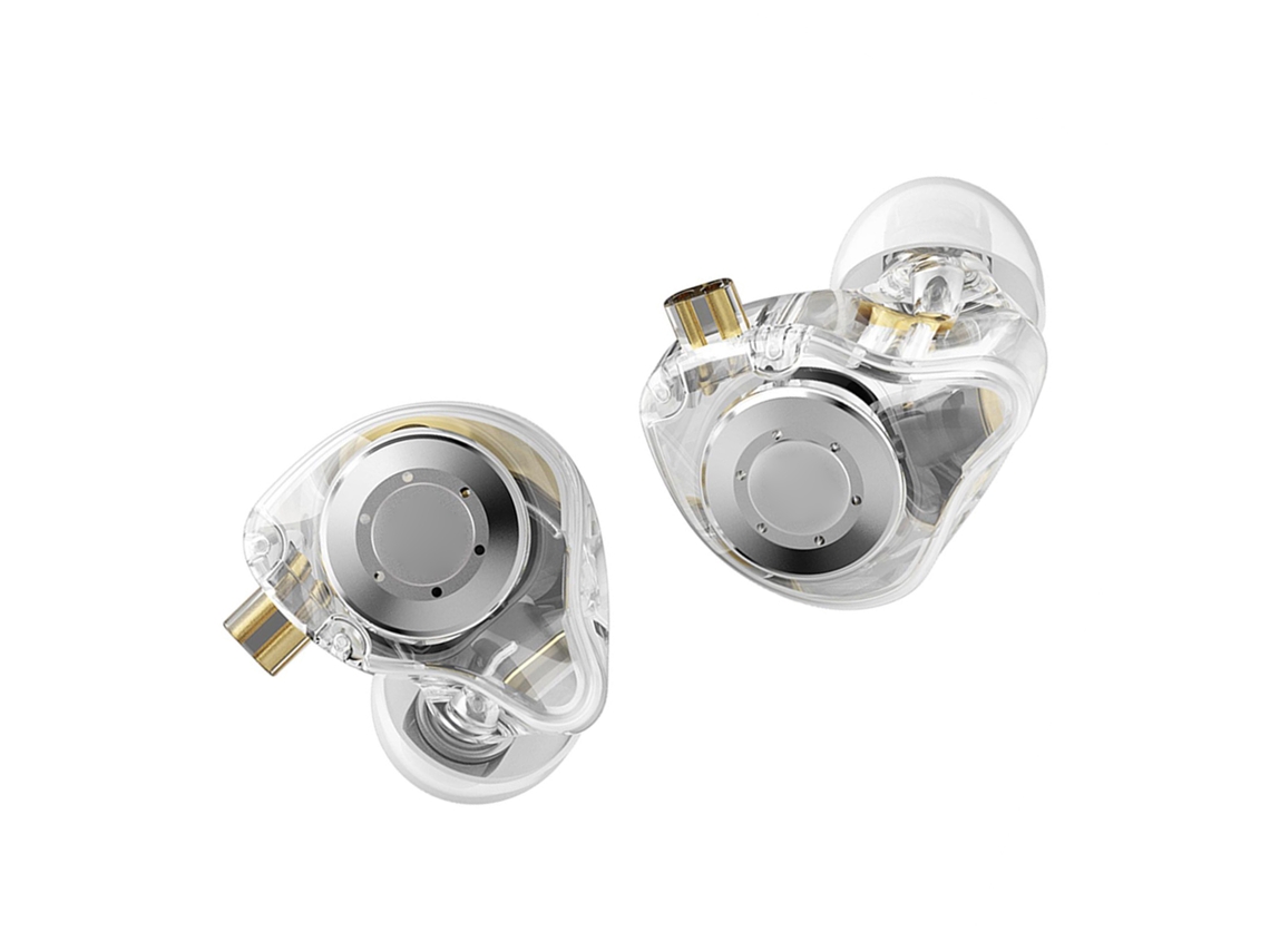 Auriculares Intraauriculares Kz Con Unidad Dinámica De Doble Imán Para Cantantes Y Músicos, Ergonómicos Con Cable Desmontable
