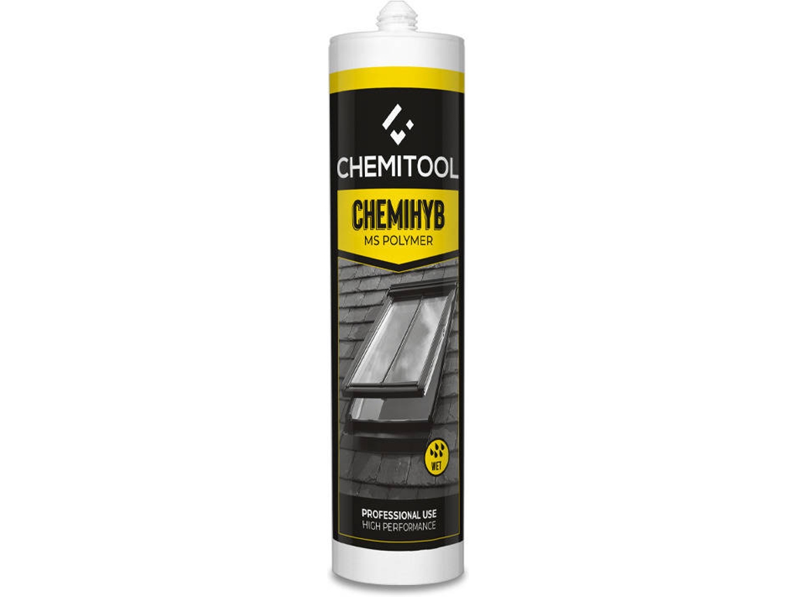 Cola E Veda Chemitool Ms-polímero 300ml - Preto
