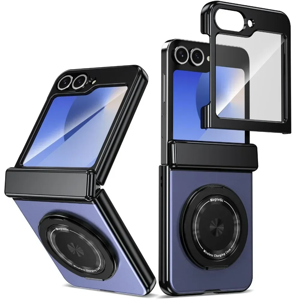 (azul, Galaxy Z Flip4) Capa De Celular Elegante Em Silicone Macio Com Alça Transversal Ajustável Para Proteção.