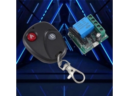 Interruptor de controle remoto DC12V 27A 433MHz 50m Motor de fechadura eletrônica sem fio único Intevayotoy