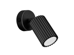 Sollux Sl.1579 Karbon Aplique Negro Con Interruptor