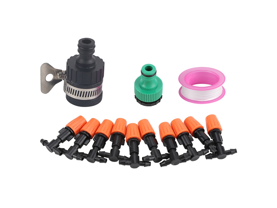 Kit Irrigação 15m Sistema Rega Automática Jardim