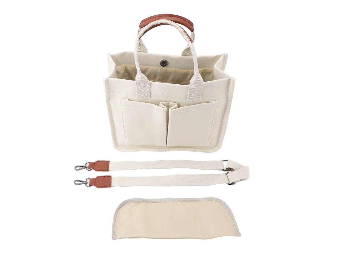 Bolsa Messenger De Lona Branca Para O Transporte Diário De Mulheres