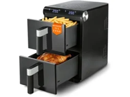Nettlife Fritadeira De Ar 11 L, Dupla Zona Empilhada, 2 Cestos, 13 Em 1,2800 W, Ecrã Tátil, Temporizador, Cestos Aptos Para Máquina De Lavar Loiça