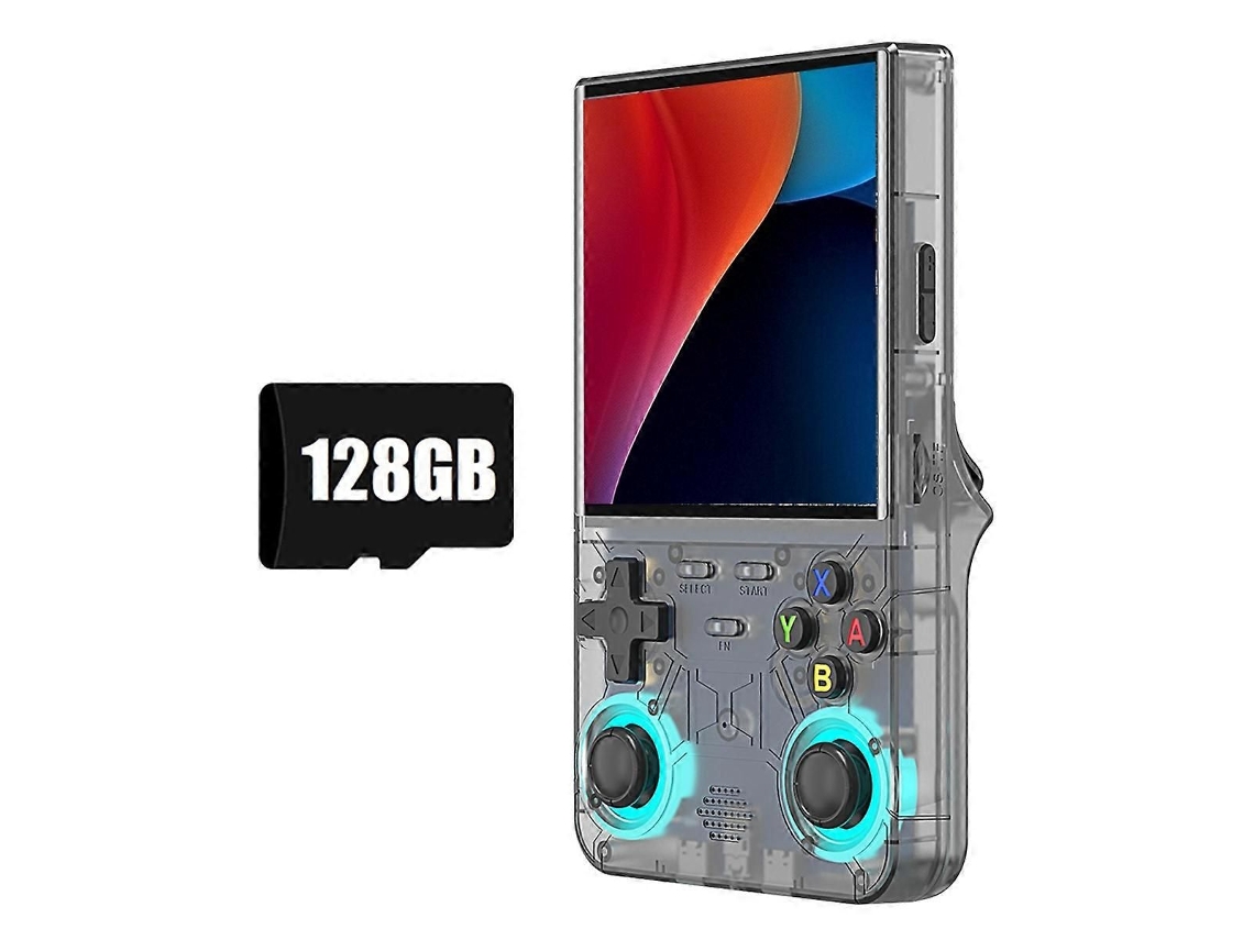 Console de Videogame Portátil Retrô R36 Ultra com 128 Gb, Mais 20.000 Jogos, Tela 4 Polegadas, Joystick 3d e Siste Ma Linux. GOKOCO