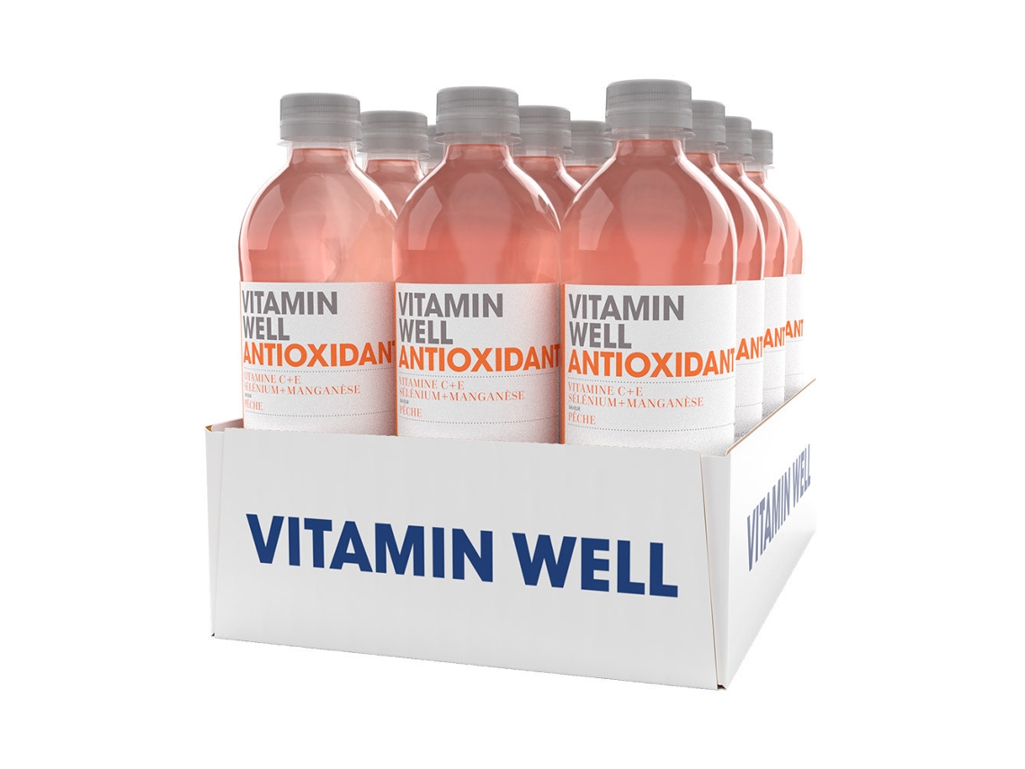 Pacote De Vitaminas Antioxidantes Vitamin Well (12x500ml)