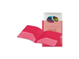 Bolsa Dossier Liderpapel Com Dupla Bolsa, A4 Vermelha