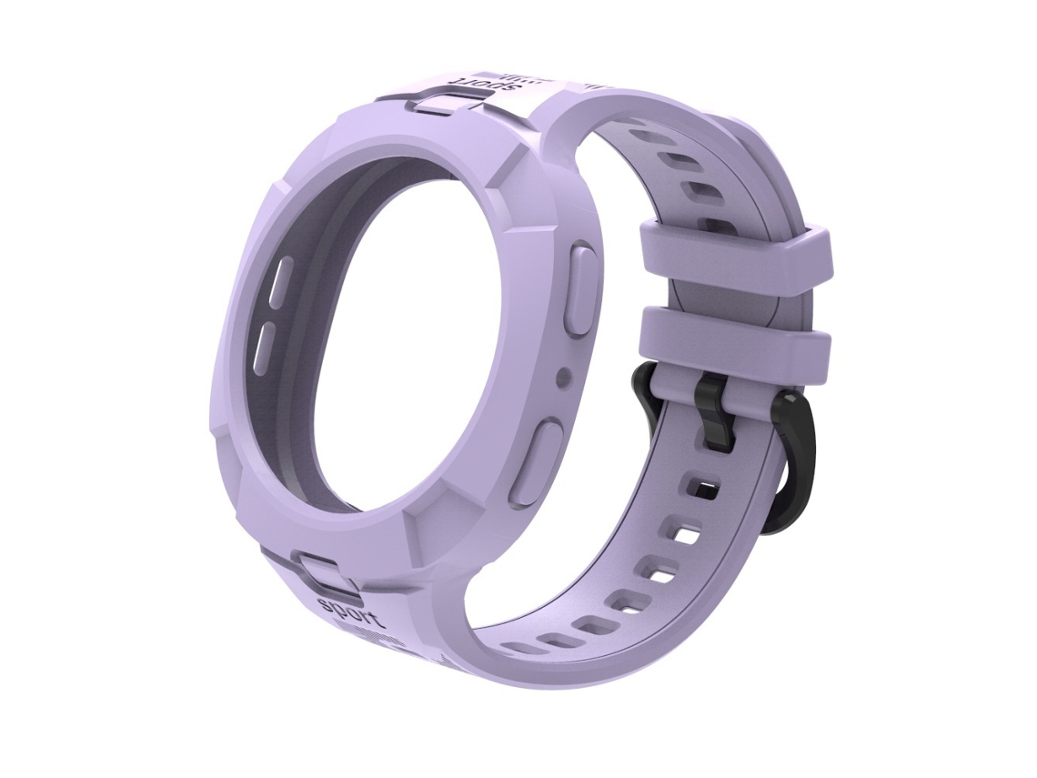 Pulseira De Silicone Para Samsung Galaxy Watch 9/8 40mm - Tpu Elástico, Resistente A Riscos E Impactos Roxo Hexinyigjly