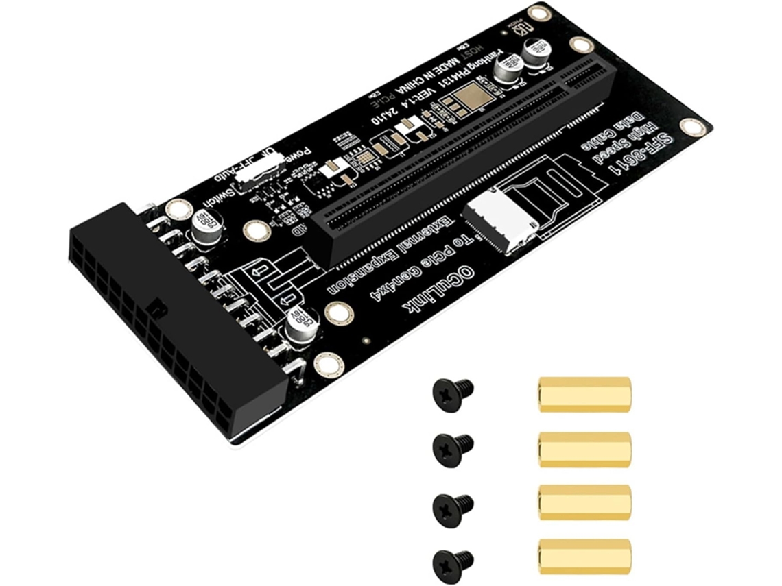 Placa Adaptadora Sff 8612 para Pcie 4.0 X16 de 24 Pinos para Gpus Pcie 3.0 Sff 8611 SFUSHOS