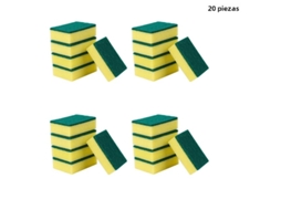 Conjunto de Esponjas de Limpeza MDUG (20 Peças)