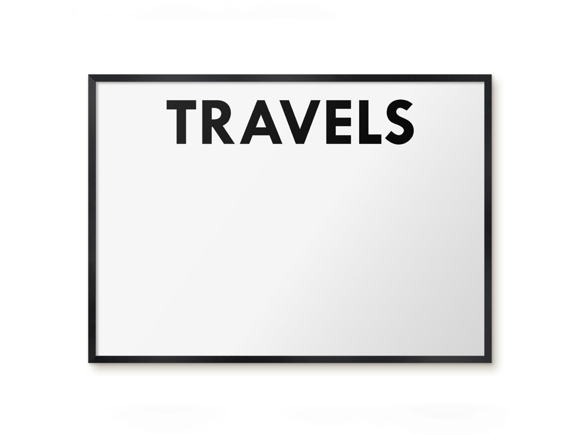 Magnetic Wall Board Travels For The Office Espelharte (70x50 Cm)