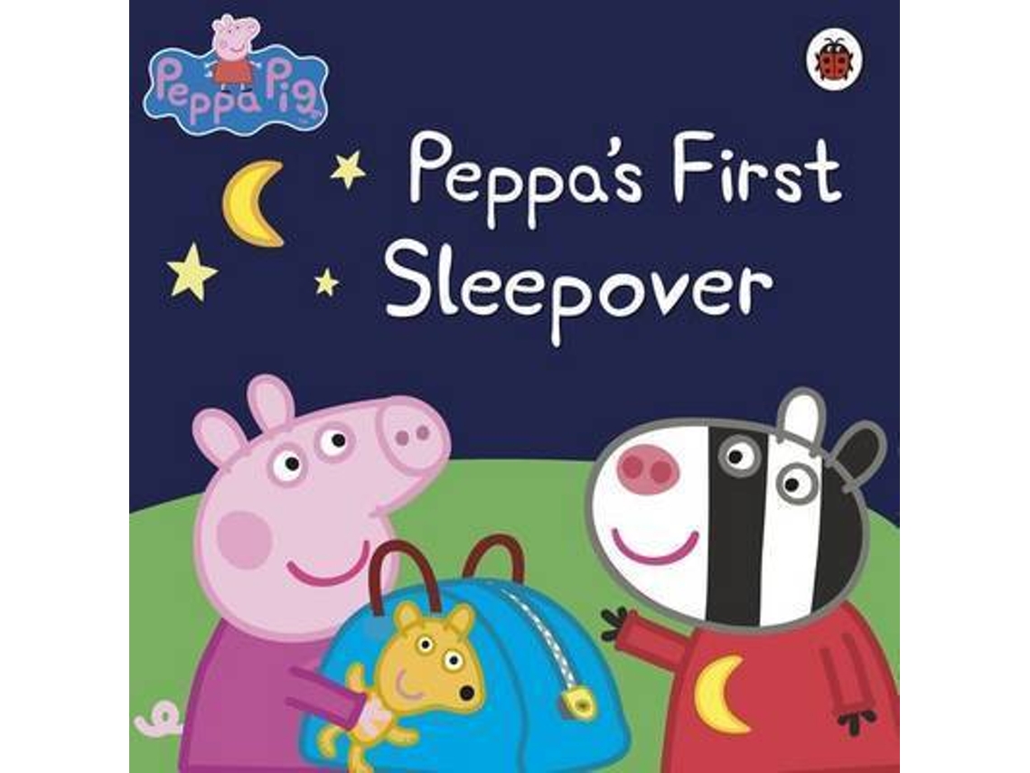 Livro Peppas First Sleepover Storybook. (Inglês)