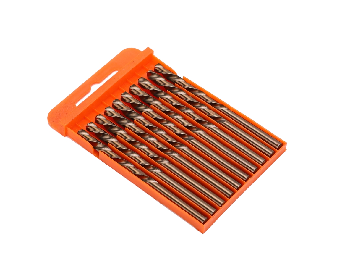 10pcs Broca De Aço Rápido Com Cabo Reto Hss 6.0mm Para Perfurar Metal E Materiais Duros
